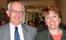 Sheriff Pat Sullivan and Valerie McNevin, Director of Security/Privacy, Colorado