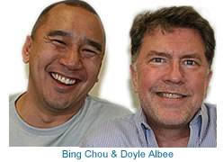 Bing Chou & Doyle Albee, Hosts for the Open Coffee Club - Boulder and Denver