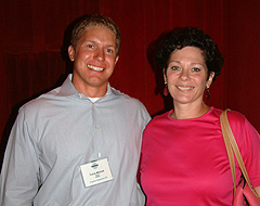 Travis Mitchell, Sue Wyman, President Denver TelPros