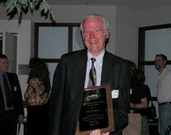 R.M. "Merc" Mercure receives an CPIA Award.