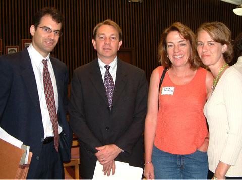 Phil Weiser, Jim Carpenter, Lucinda Sanders, CEO, NCWIT