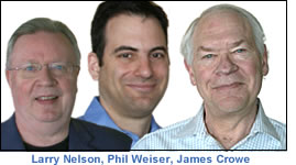 Larry Nelson, Phil Weiser & James Crowe