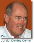 Paul Jerde, The Deming Center, 
                   Leeds School of Business, University of Colorado at Boulder