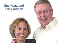 Sue Kunz, CEO/Founder, Solidware and Larry Nelson, w3w3.com