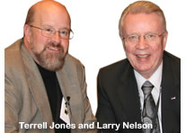 Larry Nelson with Terry Jones, Kayak