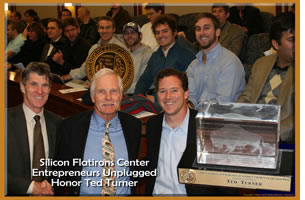 Ted Turner Inaugural Recipient of the CU Law School & Silicon Flatirons Center "Entrepreneur for Good" Prize