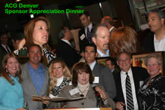 ACG Denver Sponsor Appreciation dinner 4/20/11