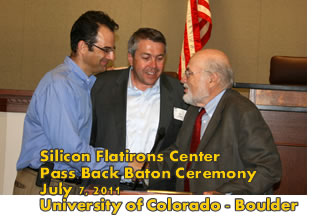 Silicon Flatirons Celebrates Return of Phil Weiser and Dale Hatfield's Service 7-7-2011