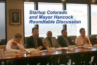 Startup Colorado and Mayor Hancock Roundtable Discussion 8/10/12