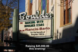 Dancing with the Boulder Stars - Super Hit - Voted for Rancis-Barto Team - 10/18/2012 - YWCA Big Winner!