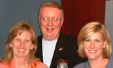 Cindy Rayfield, Larry Nelson and Allison Taylor