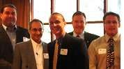 Fritz Hesse with Guest Speakers at RFID Event