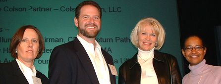 "Getting Traction:  Joyce Colson, Moderator; Matt Blumberg, Return Path; Nancy Haley, TEHAMA Donna Auguste, Freshwater Software