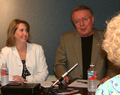 Chris Shapard, Larry Nelson, Denise Brown