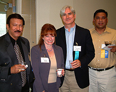 Paul , Sheila Martin, Lenley Hensarling, Vic Ahmed