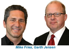 Mike Fries, CEO, Liberty Global and Garth Jensen, 
        Partner, Holm Roberts Owen, LLP