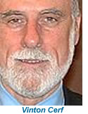 Vinton Cerf, V.P. and chief Internet evangelist for Google 