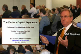 TiE - Bob Goodman, The VC Experience 6-13-12